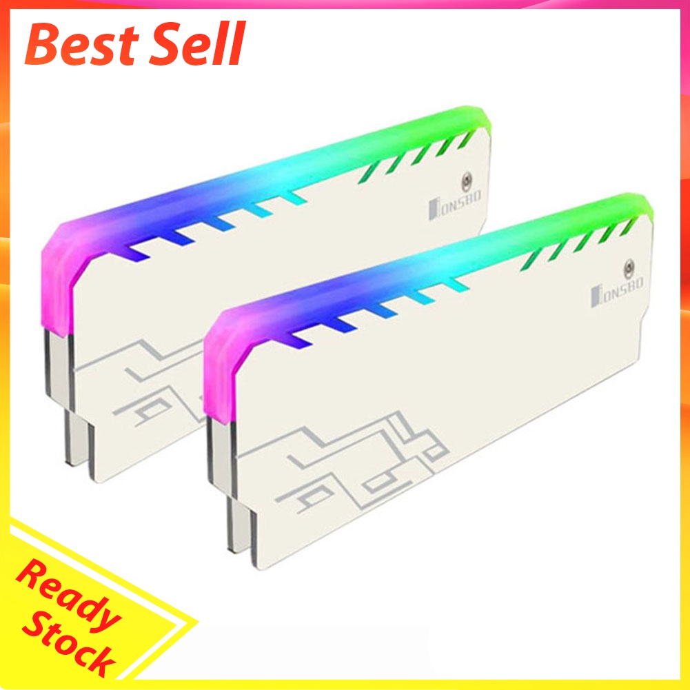 RGB RAM Heatsink DDR DDR3 DDR4 Memory Heat Spreader Cooler for Desktop PC