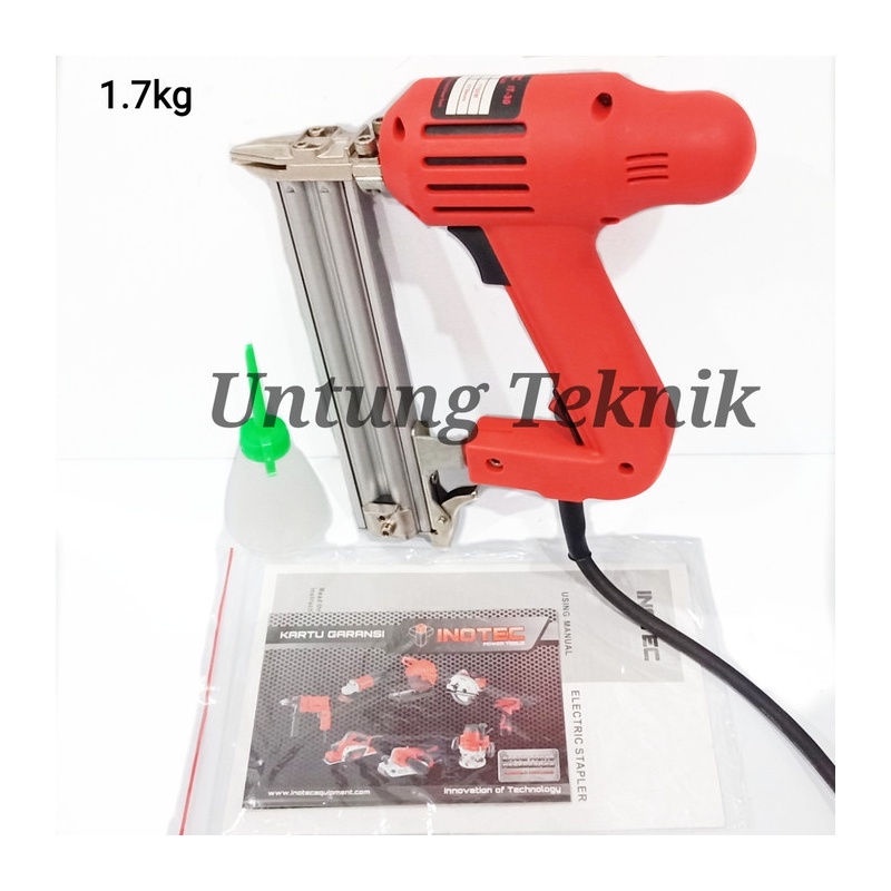 Murah Inotec Staples Gun Listrik - Paku Tembak Listrik IT30