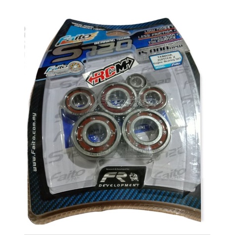 BEARING LAHER LAKER SET KIT ISI 6PCS JUPITER Z JUPZ VEGA R NEW OLD LAMA ORI ORIGINAL FAITO ASLI TYPE TIPE S720 S 720