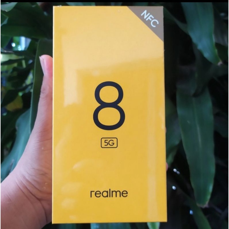 hp baru realme 8 5G NFC ram 8/128 grs Resmi Segel pabrik bnib no repack