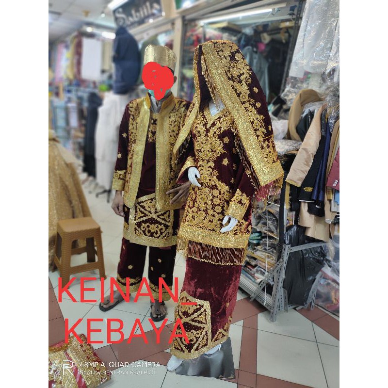 BAJU PENGANTIN ADAT MINANG / BAJU ADAT PREMIUM