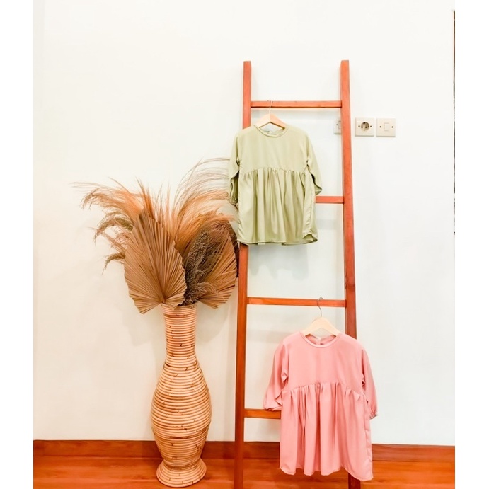 Kayla midi kids / Gamis rayon Midi anak / Tunik anak rayon