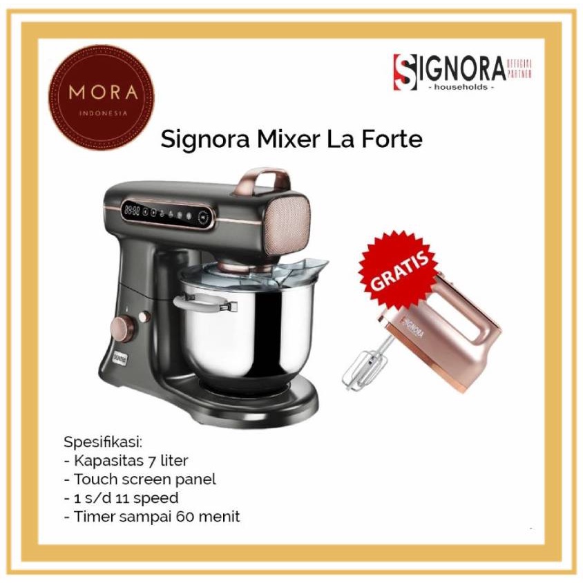 Signora Mixer La Forte | mixer otomatis mangkok kue roti
