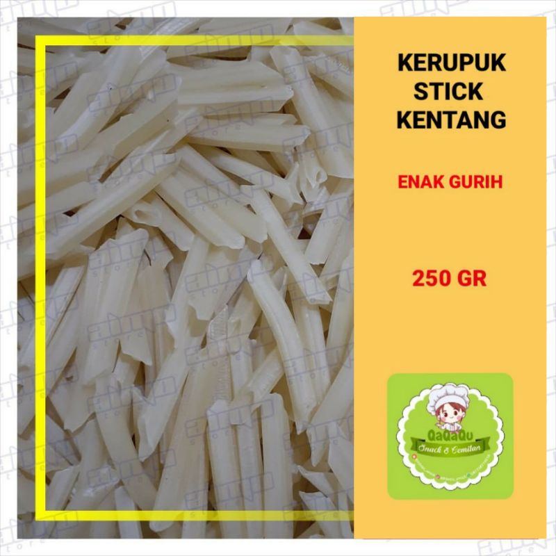 

KERUPUK SRIK KENTANG / POTATO STICK GURIH (MENTAH)