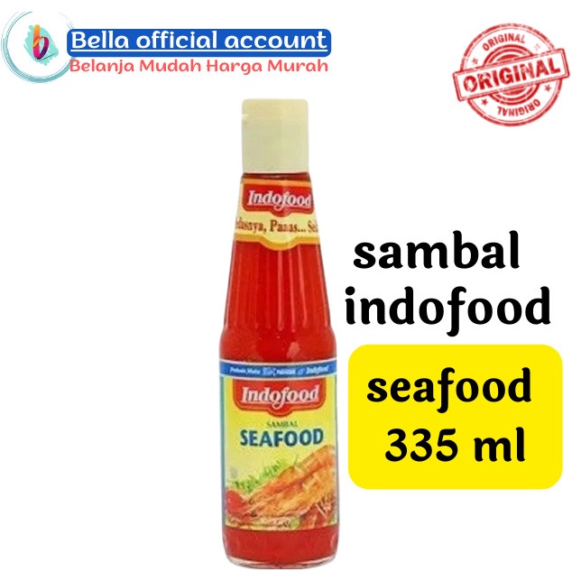 

Indofood saus Sambal Seafood / Pedas Manis / Pedas Dahsyat Botol 335 ml