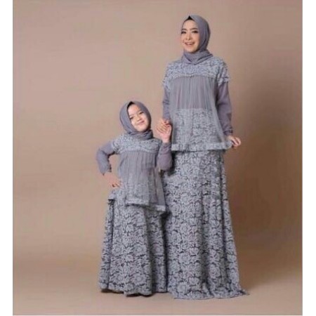 Paling Keren Model Baju Muslim Brokat Ibu Dan Anak  Beast 