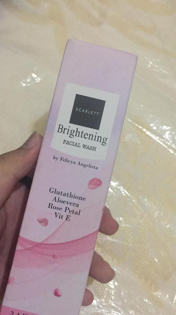 Scarlett Whitening Face Care - Facial Wash - Cream - Serum - Scarlett By Felicya Angelista Bpom
