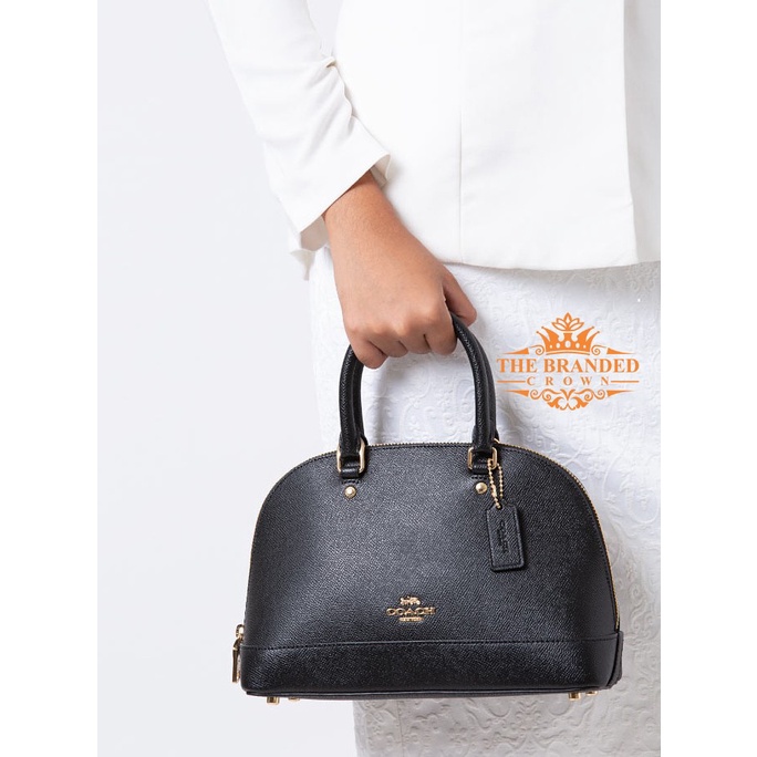 Tas Coach 27591 Crossgrain Mini Sierra Satchel Black