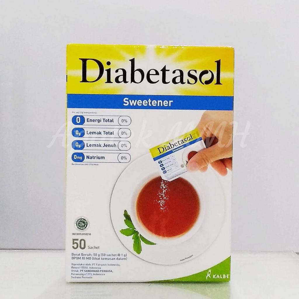 

Diabetasol Sweetener 50 Saset