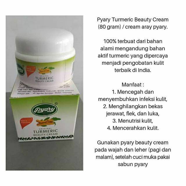 PYARY TURMERIC BEAUTY CREAM 100% ORIGINAL || BPOM RESMI || CREAM ARAB PYARY