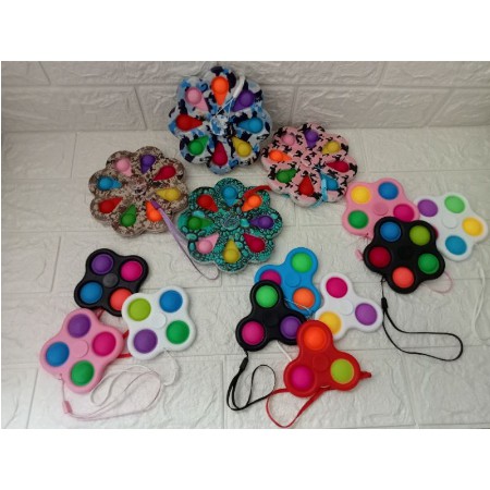 HOT ITM !!! Pop It Spinner 8 Motif yx-219-1