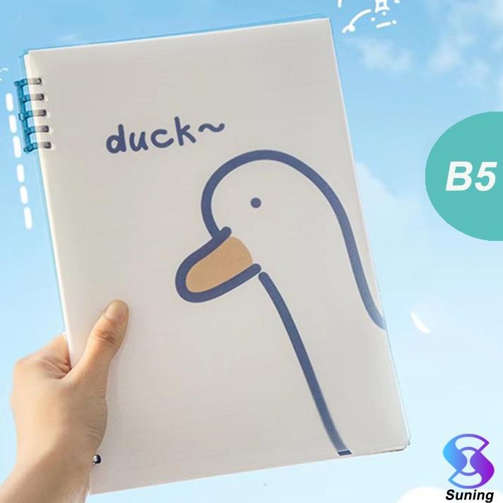 

Kekinian Buku Vivid Lose Leaf Binder A5 60 Halaman Warna PastelA5 Spiral Buku Bulk Coil Notebook Buku Pegangan Siswa Transparan Shell Cover Kartun Lucu Sederhana