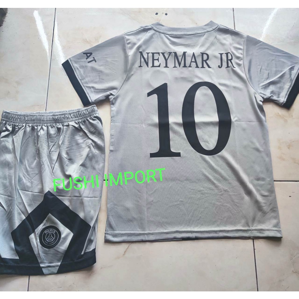 Jersey Baju Bola Anak PSG Away Kids 2022 2023 Fullset Satu Set Grade Ori