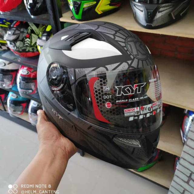 kyt k2r spiderman
matte grey