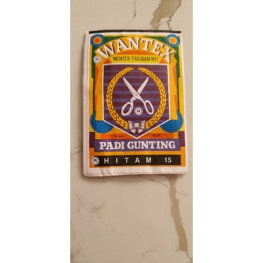 PEWARNA PAKAIAN WANTEX CAP PADI GUNTING WARNA HITAM / ABU / PEMUTIH / KAPURONTO / CREME / BIRU