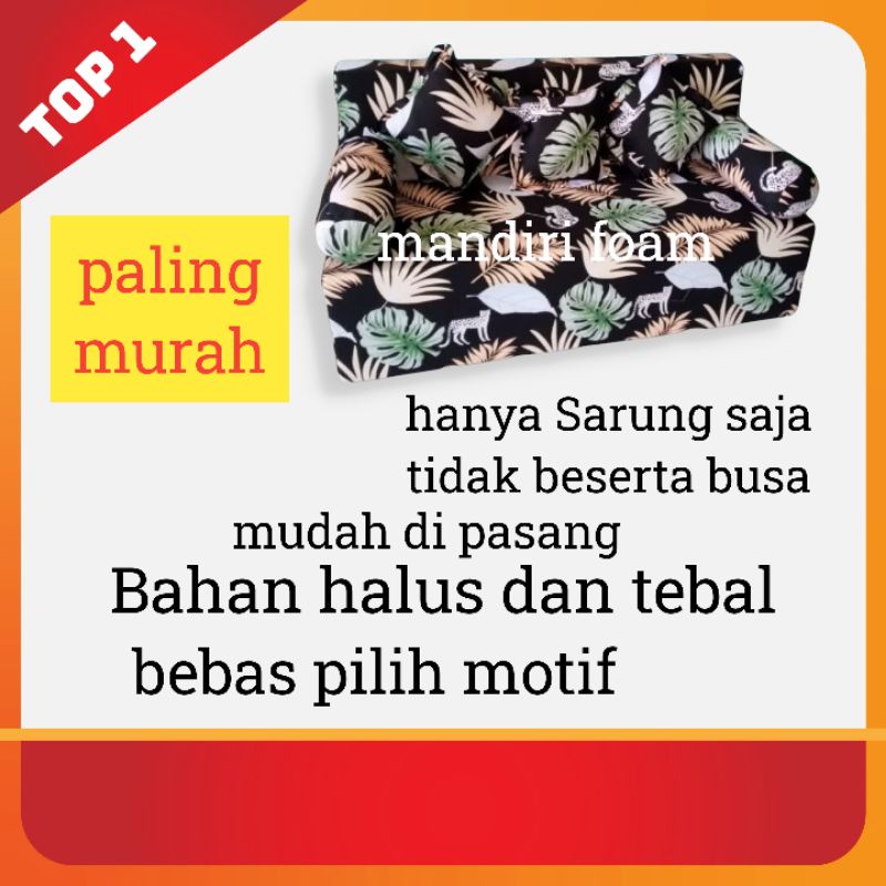 Sarung SofaBed Inoac Bahan Nikita dan Star tebal 20cm Cover Sofa bed Sarung Sofa