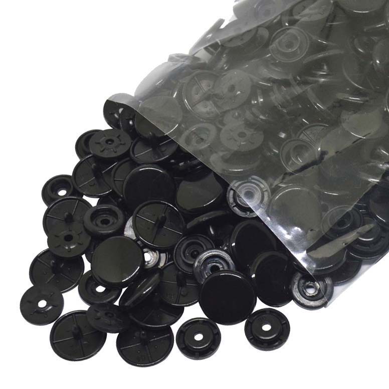 KANCING JEPRET PLASTIK 15 MM / KANCING CETET PLASTIK 15 MM / 144 SET