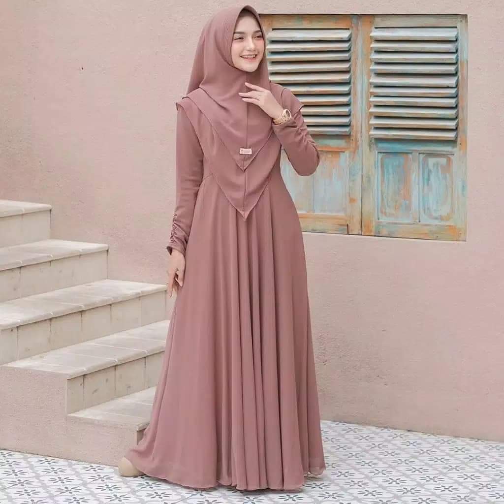 [NEW SYAR'I] Mayra Set Syar'i / Beli 2 Gratis 1 Pcs Baju Random