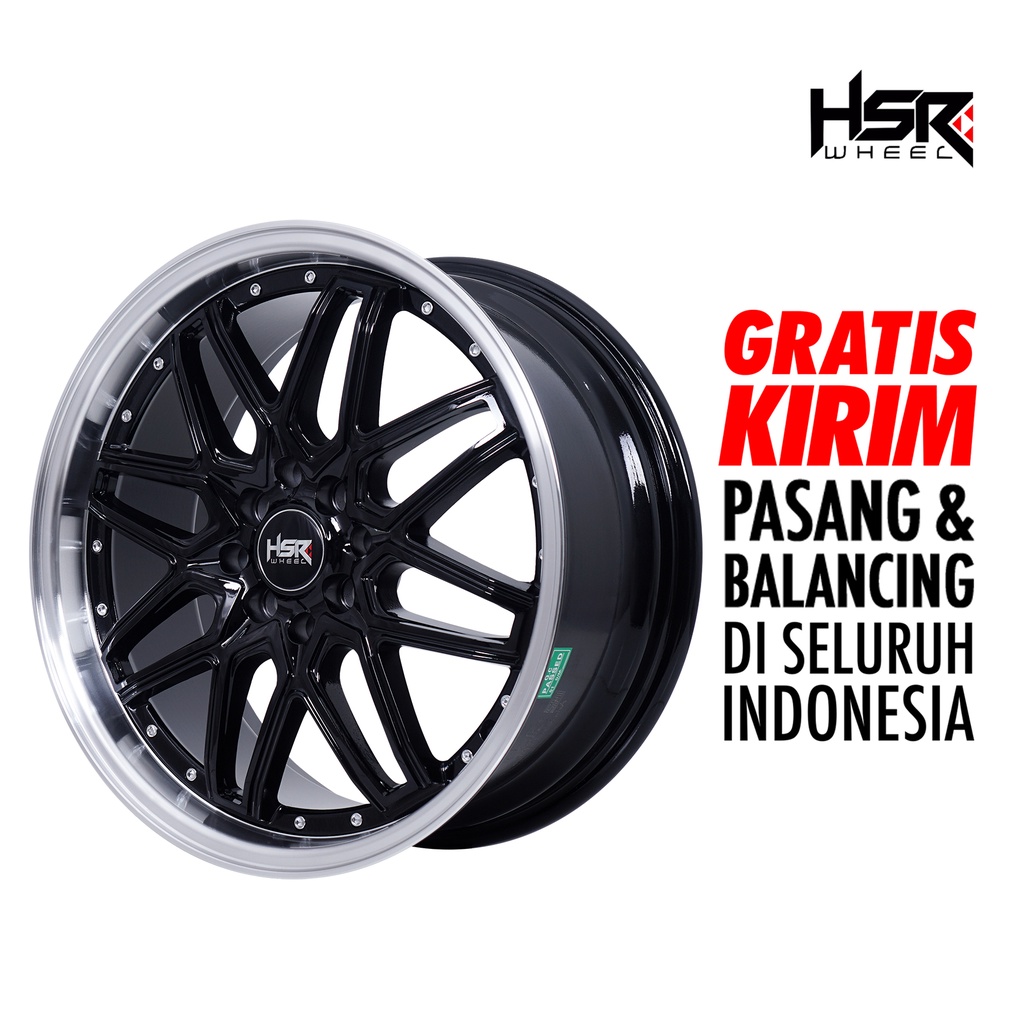 Mobil avanza jazz yaris pakai velg HSR HOTTO ring 17
