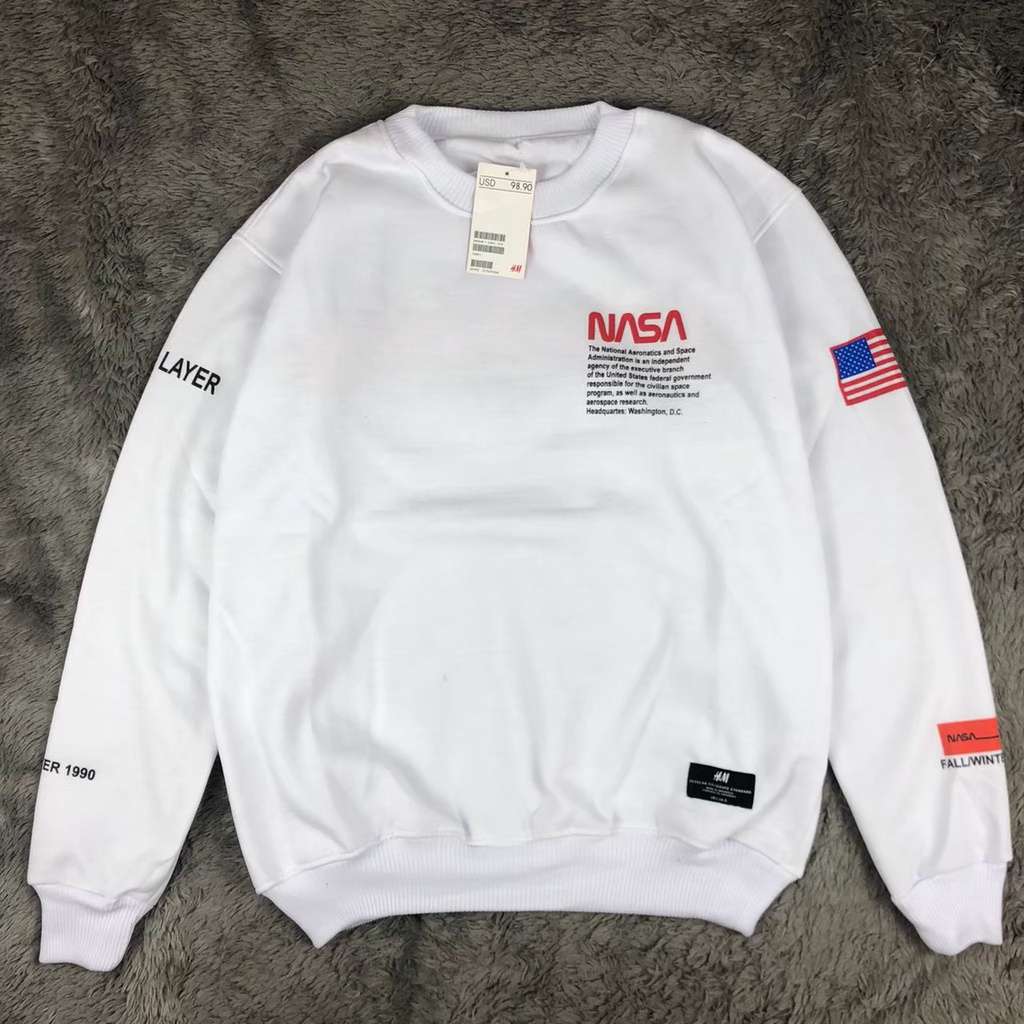 Crewneck Nasa - Sweater Pria Wanita Termurah Bisa Bayar Ditempat COD