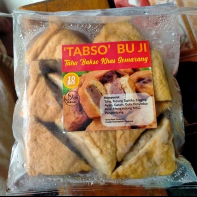 

Tabso bu ji /Tahu bakso /Tahu baso isi 10s khas semarang