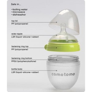 Comotomo 150ml Single Pack - Green