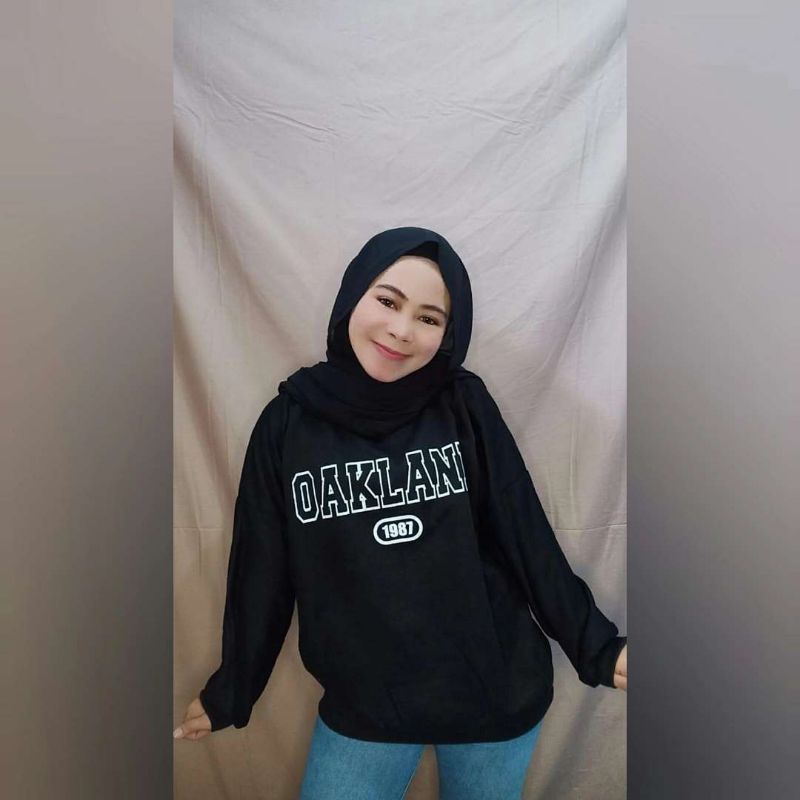 Sweater crawnek Oakland 1987