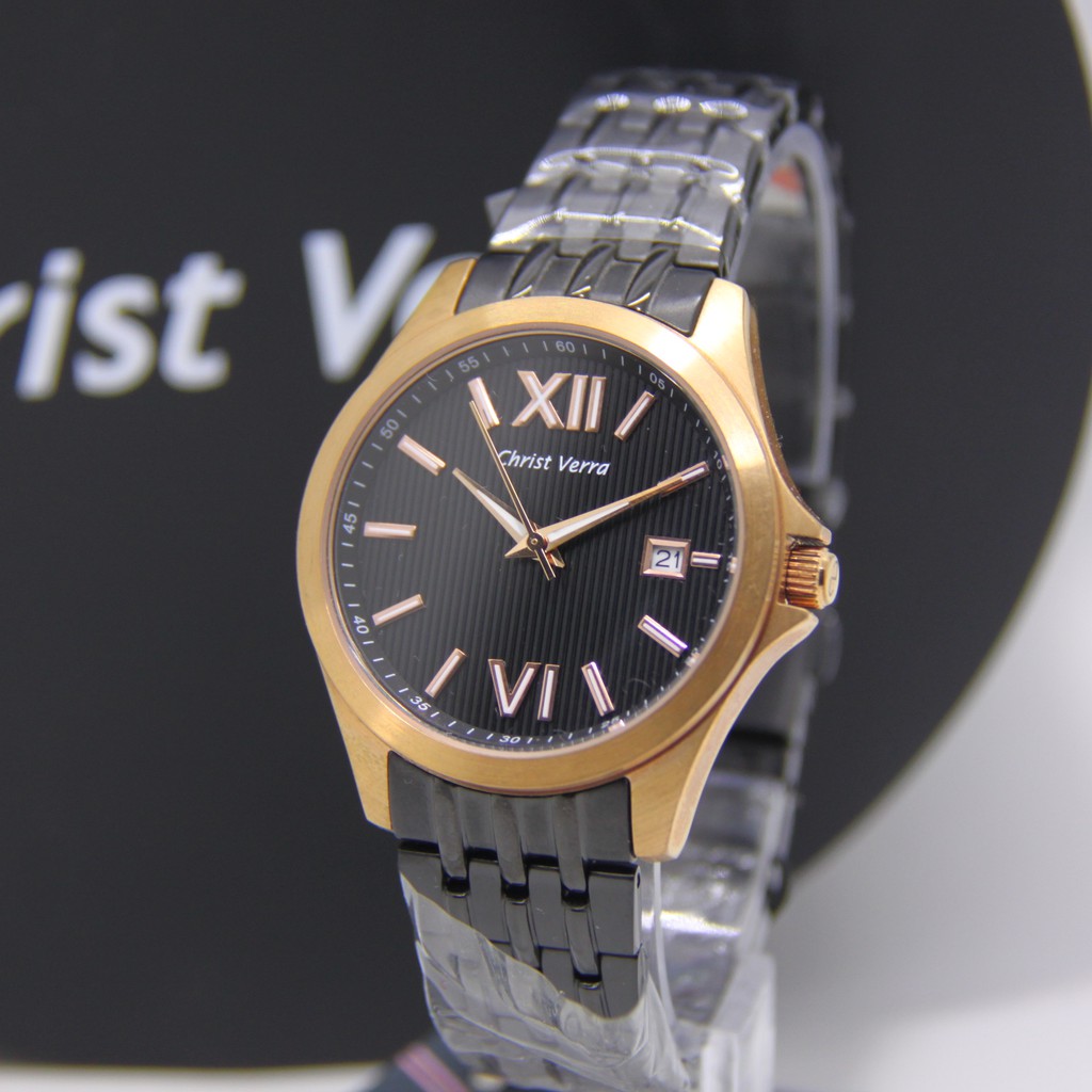 CHRIST VERRA JAM TANGAN ARLOJI WANITA ANALOG ORIGINAL GARANSI 70140 JAM TANGAN CEWEK ARLOJI CEWEK
