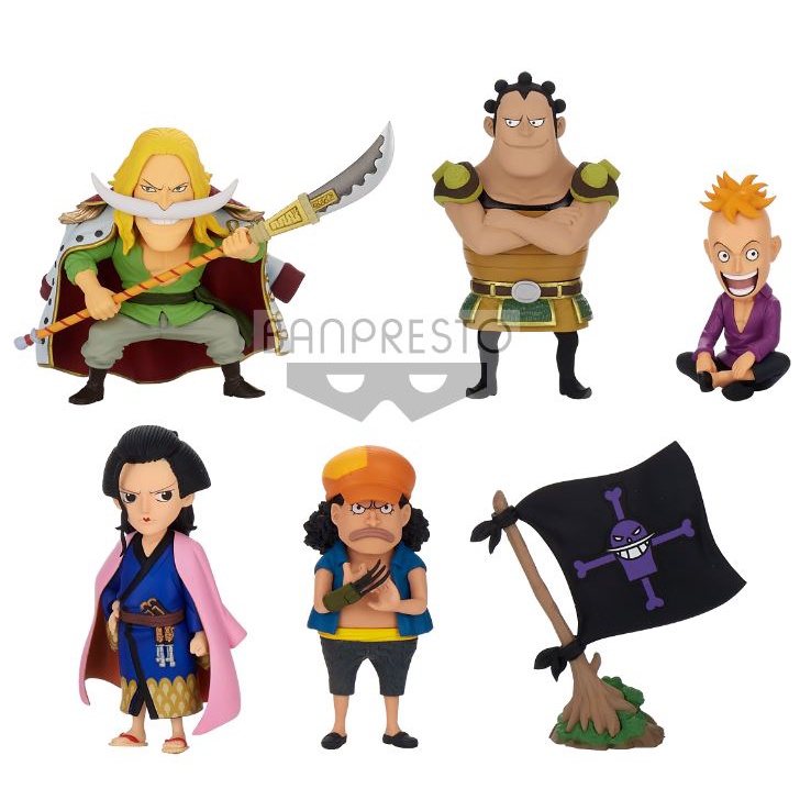 One PIece WCF Wanokuni Kaisouhen 3 Set 6Pcs 17873 / Koleksi / Figure / Collectible / Mainan / Pajang