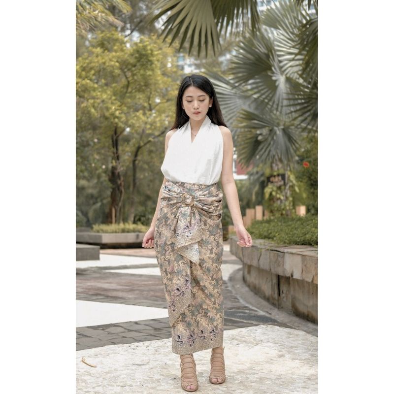 (COD)ROK LILIT BATIK KLASIK//ROK KEBAYA BATIK/ROKBLILIT FREE RING