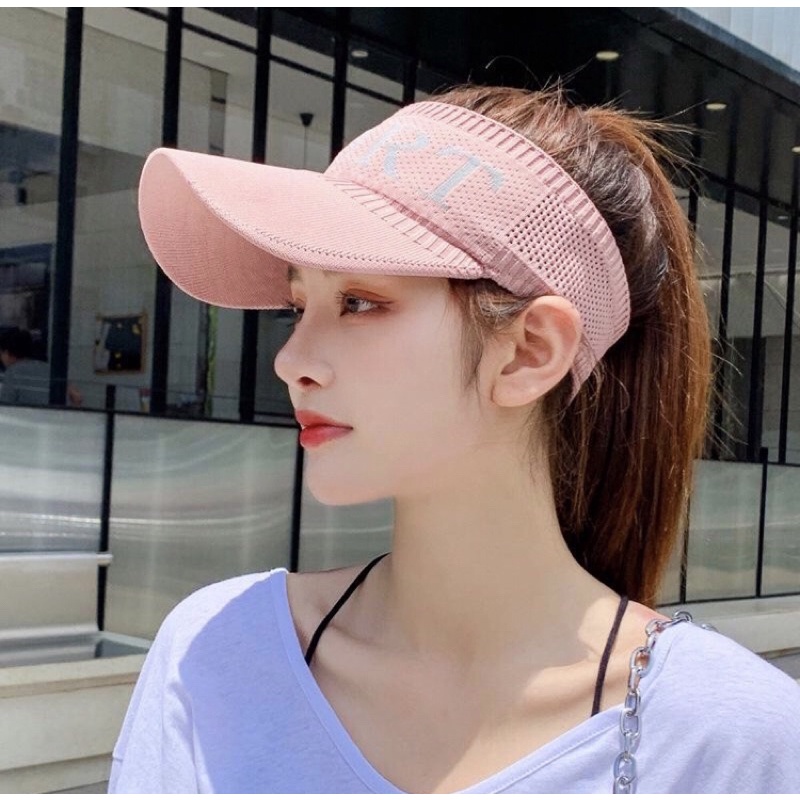 Topi Senam  Wanita Sport Summer Zumba Topi Pantai Anti UV Topi Pelindung Sinar Matahari Topi Sport Korea Terlaris 2022