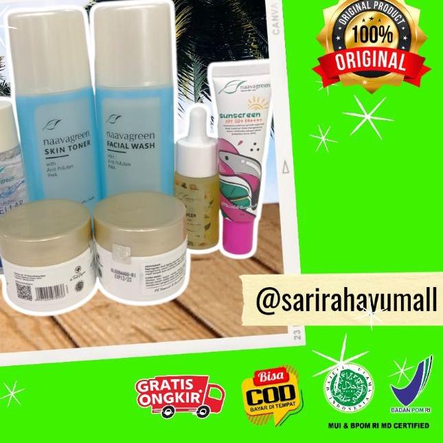 ✰ [] ACNE SERIES PAKET - NAAVAGREEN PAKET JERAWAT - PAKET HEMAT NAAVAGREEN ▲