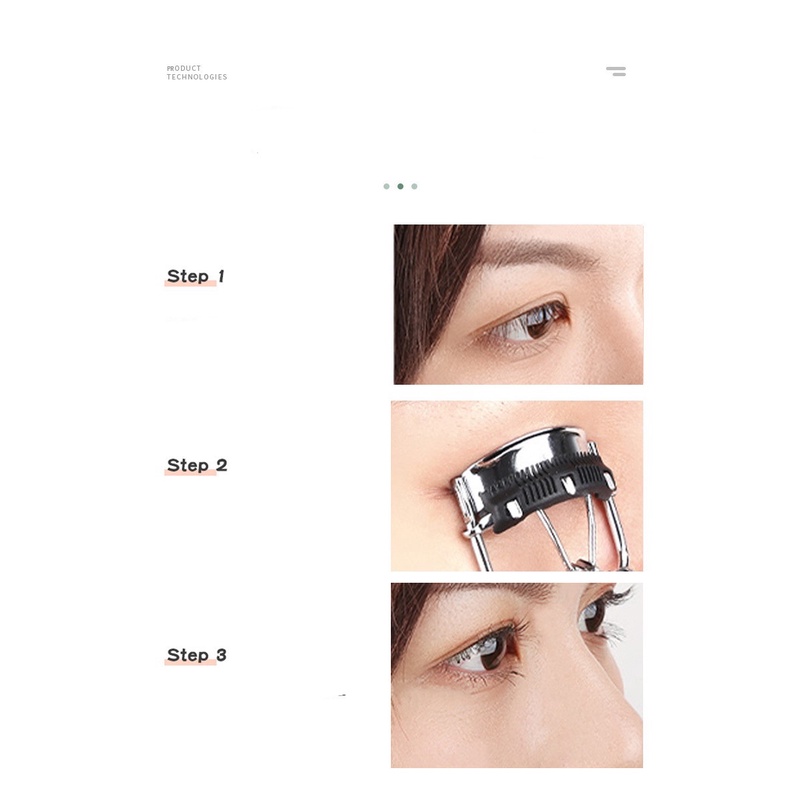 Penjepit bulumata dengan sisir eyelash curler pelentik bulu mata Lentik Dengan Sisir Eyelash Curler melentikan bulu mata