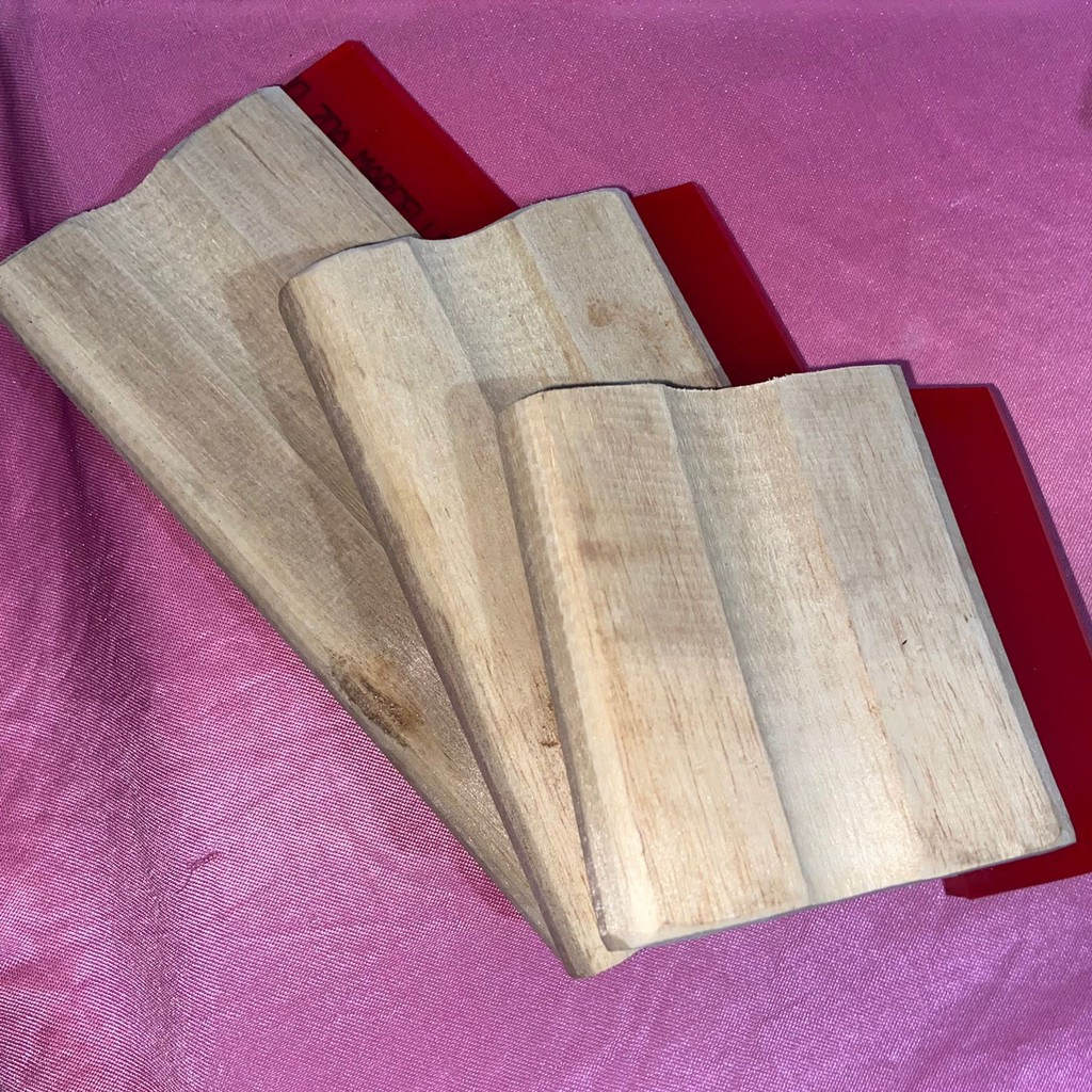 

Rakel Sablon Tebal 7mm Ukuran 10 15 20 cm Centimeter Warna Merah