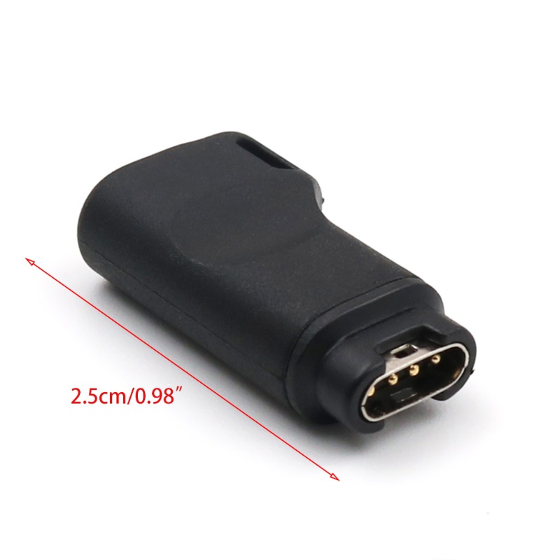 Cre Adapter Konverter Charger Usb 3.1 Tipe C Female Ke 4pin Untuk Garmin Approach S40 / S60 / X10 / S10 Venu Fenix 6 / 6x Pro Solar