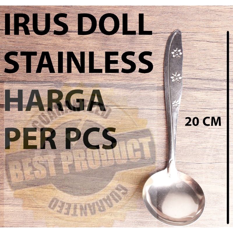 SENDOK SAYUR/IRUS SAYUR STAINLESS DOLL MURAH