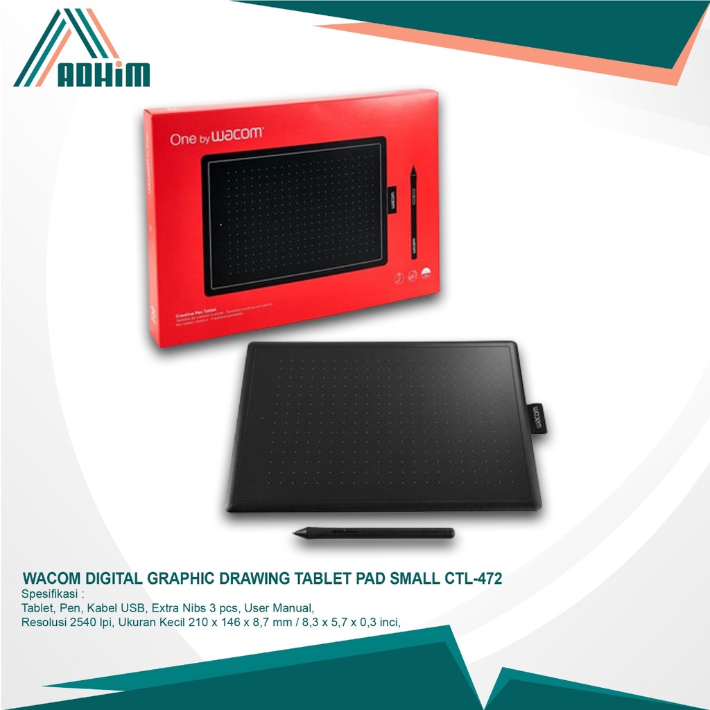 WACOM DIGITAL GRAPHIC DRAWING TABLET PAD SMALL CTL-472