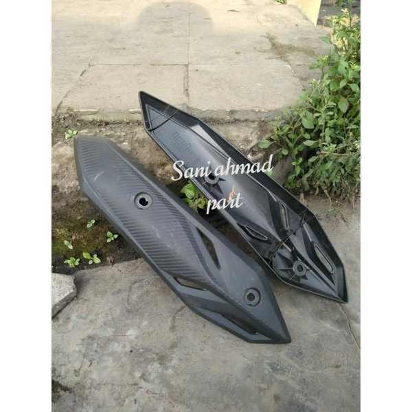 Tutup knalpot Cover knalpot pelindung kenalpot Beat fi Esp Eco 2016 - 2017 ori