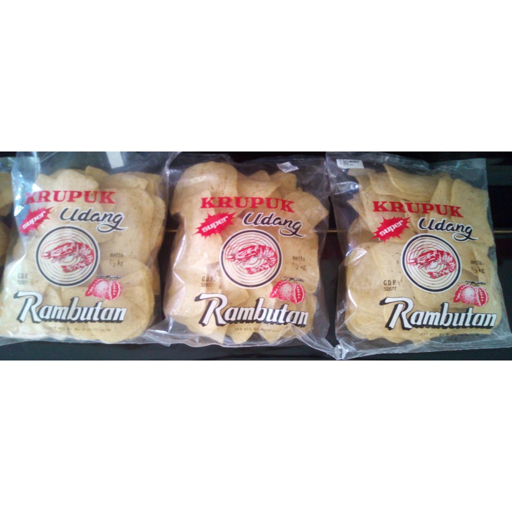 

KRUPUK UDANG SUPER ASLI Cap Rambutan