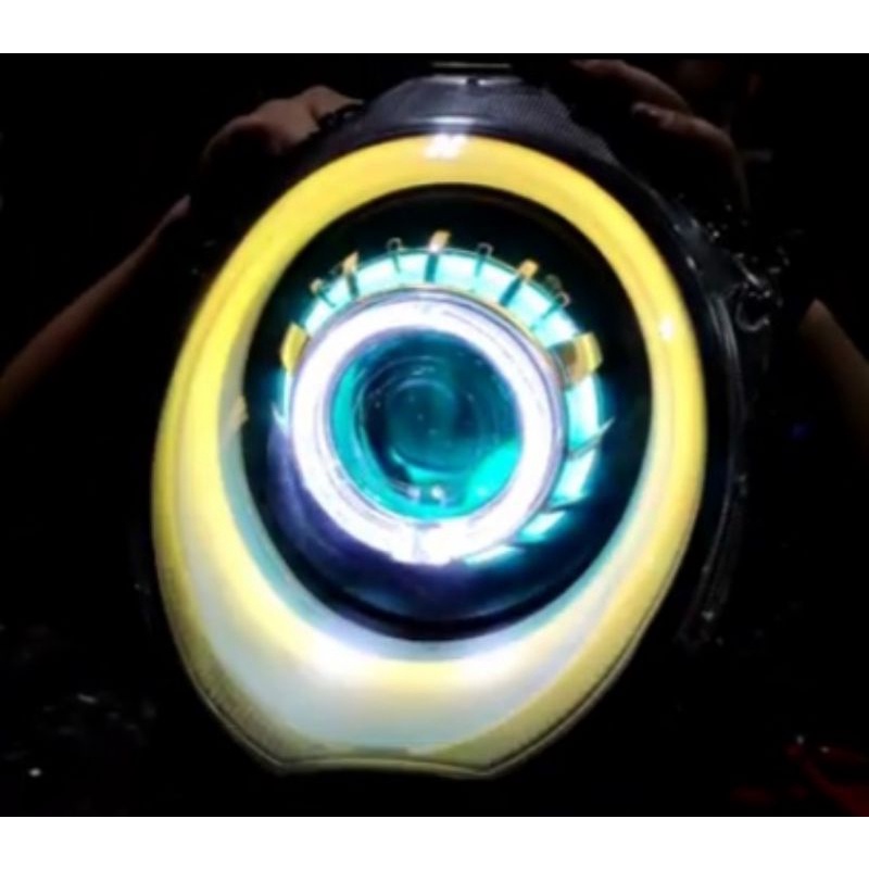 HEADLAMP LAMPU DEPAN CUSTOM BILED PROJIE PROJECTOR NEW SCOOPY 2021