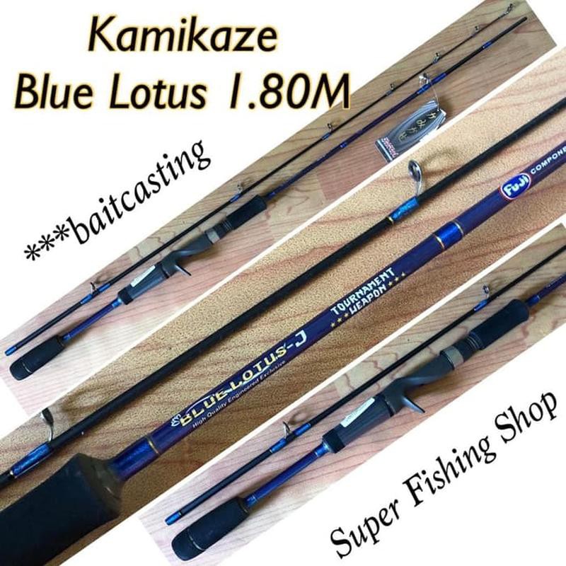 Joran Baitcasting Kamikaze Blue Lotus-J 180cm