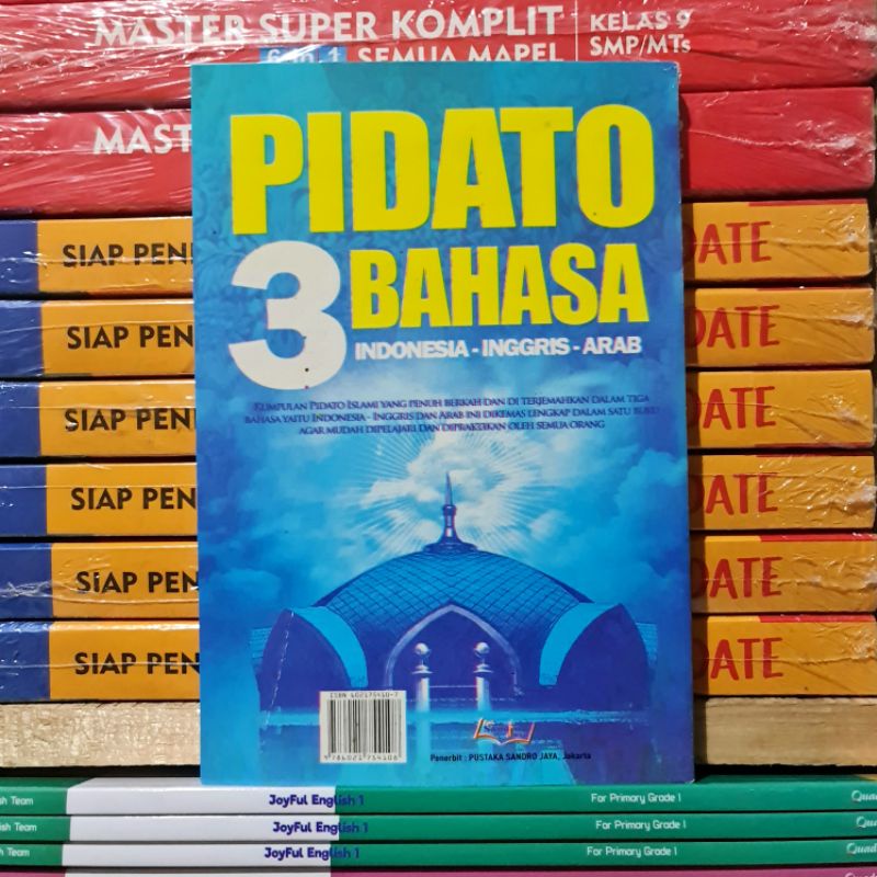 Buku Pidato 3 Bahasa Indonesia - Inggris - Arab