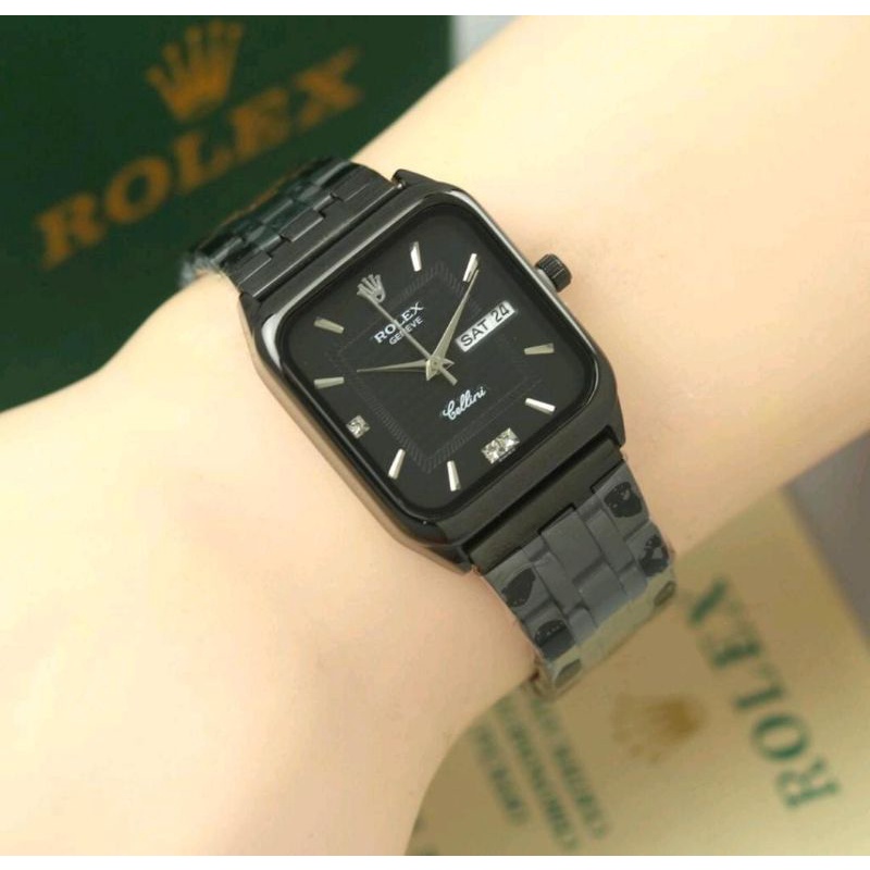 Jam Tangan RoIex Wanita Jam Terlaris Jam Tangan Fashion Pria Wanita Rantai Stainliss Steel