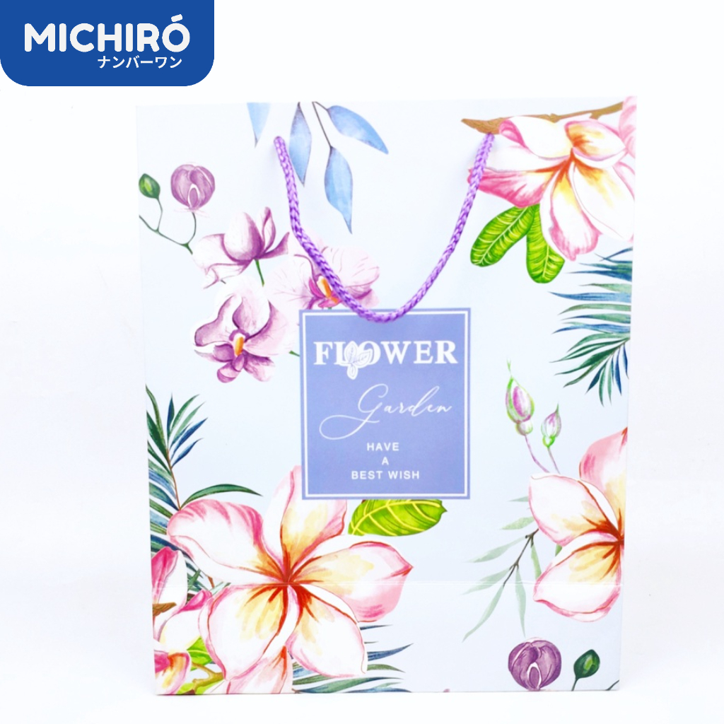 

Michiro Paper Bag Kertas Tebal With Handle Flower Paper Bag