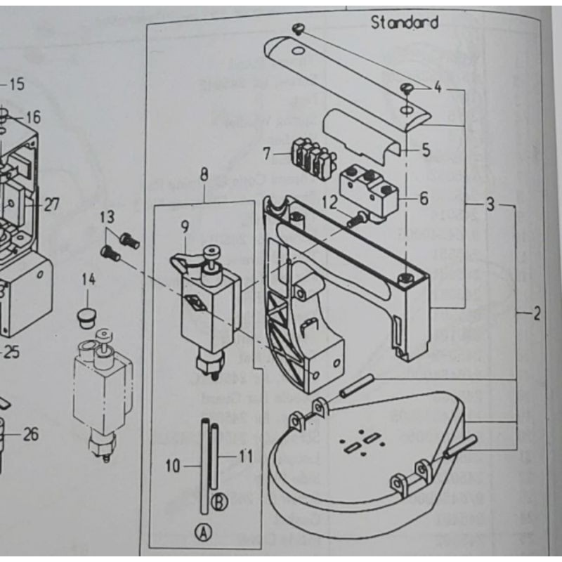 241024A Handle Assembly / Pegangan / Gagang Mesin Jahit Karung NP-7A