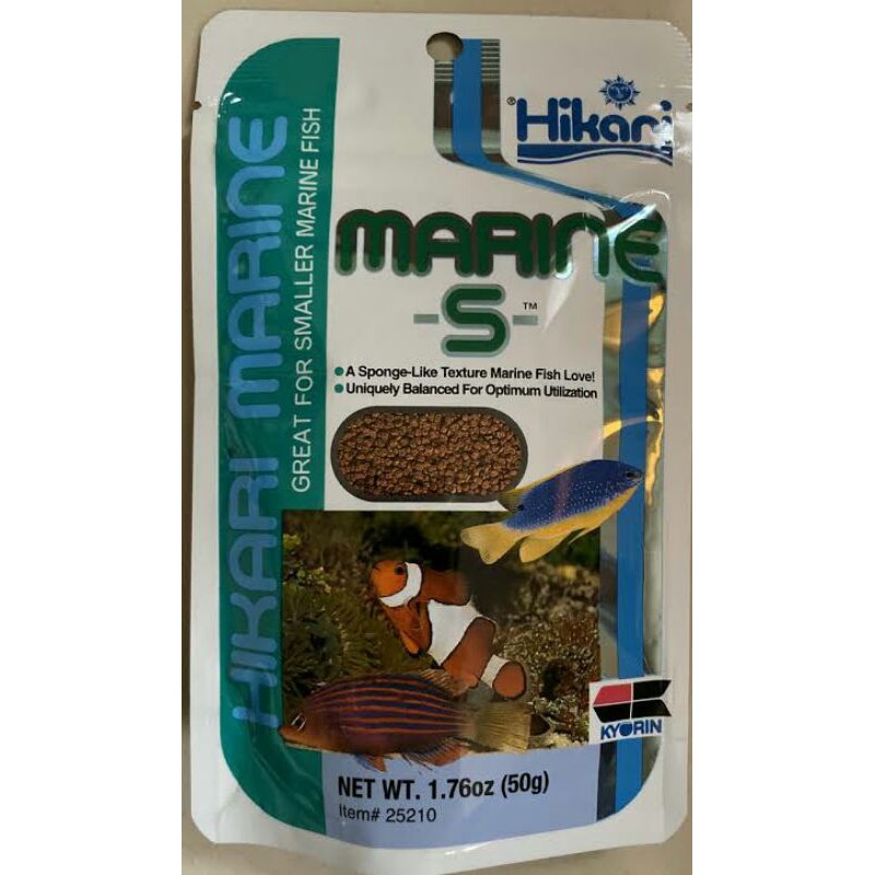 pelet hikari marine s pakan ikan laut nemo dori dll