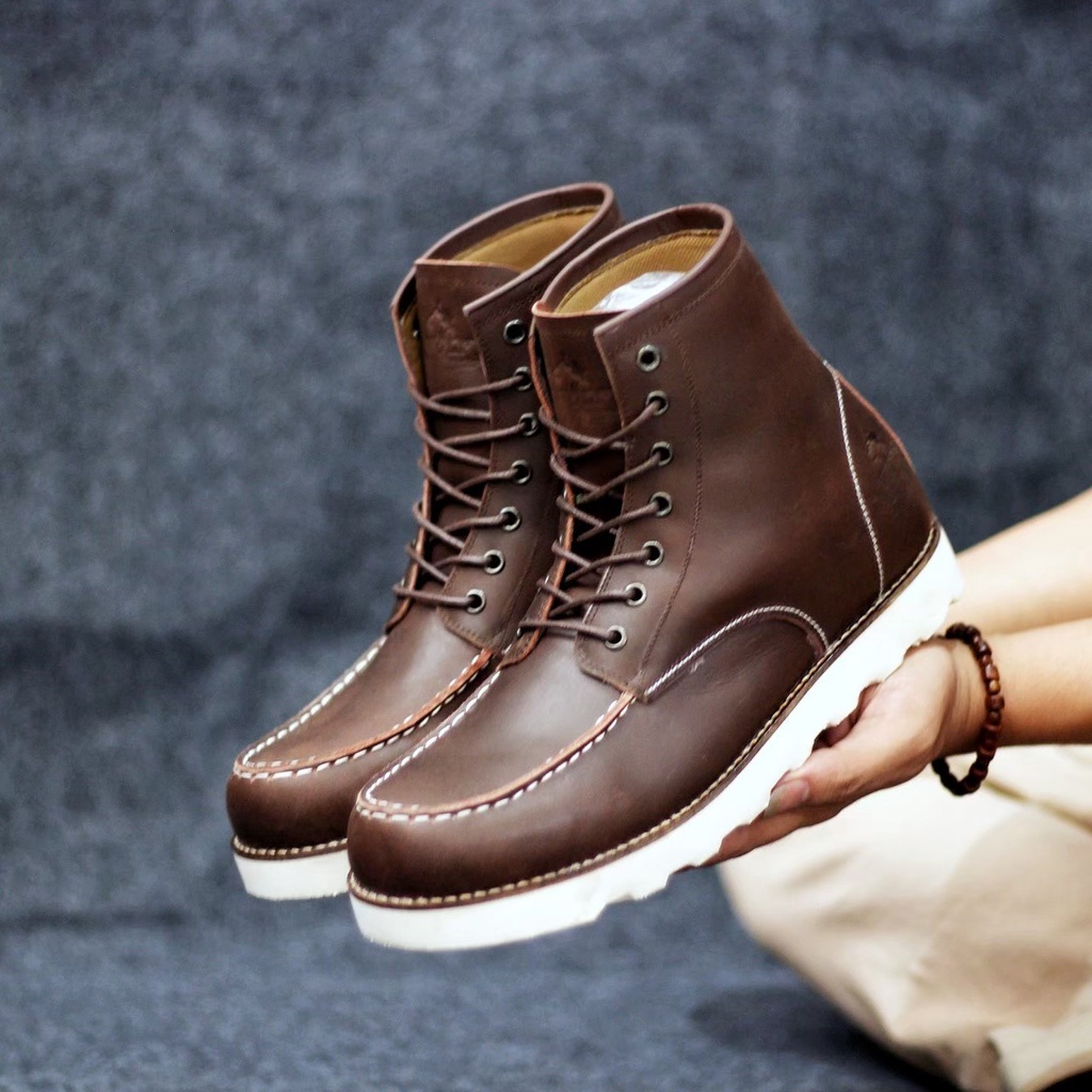 Sepatu Pria Boots Bahan Kulit Asli Sepatu Pointer Original Sepatu Boot pria Sepatu Murah