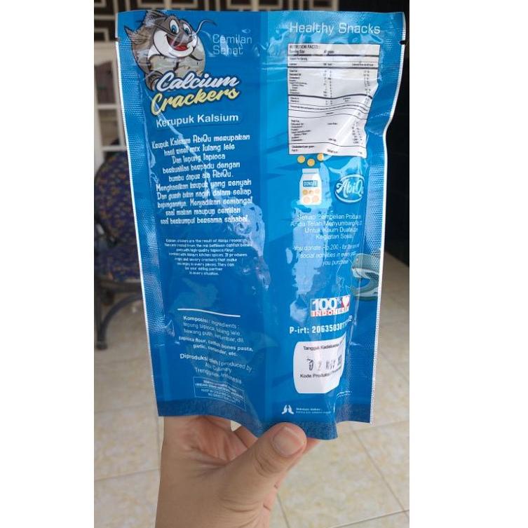 

[PRODUK 6P8M9] KERUPUK KRUPUK KALSIUM TULANG LELE ABIQU SNACK CEMILAN CAMILAN MPASI SEHAT Q7I