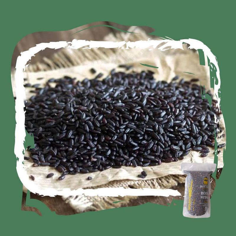 BERAS HITAM DUA TANI 1 KG | Black Rice 1 kg