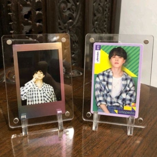 Frame Acrylic 2R Foto PC Akrilik Magnet 7,5x10,5cm Pigura Photo Postcard Photocard Transparan